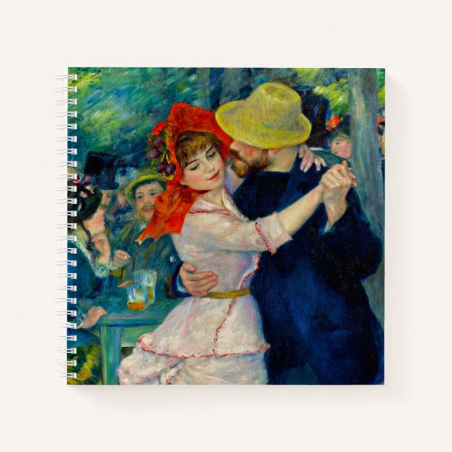 Dance at Bougival Pierre Renoir Notebook (Front)