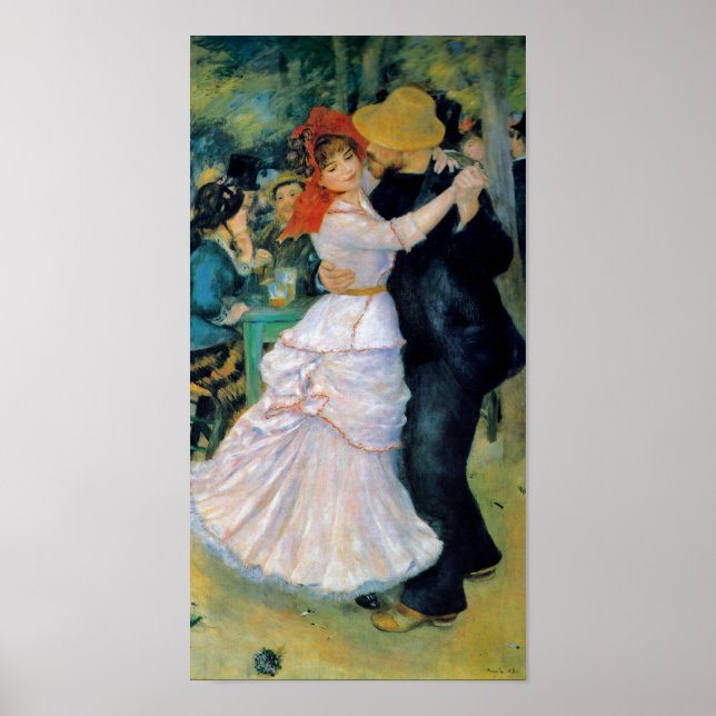 Dance at Bougival Renoir Fine Art Print (Front)