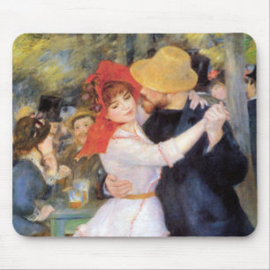 Dance at Bougival - Renoir Impressionist Painting Mouse Pad