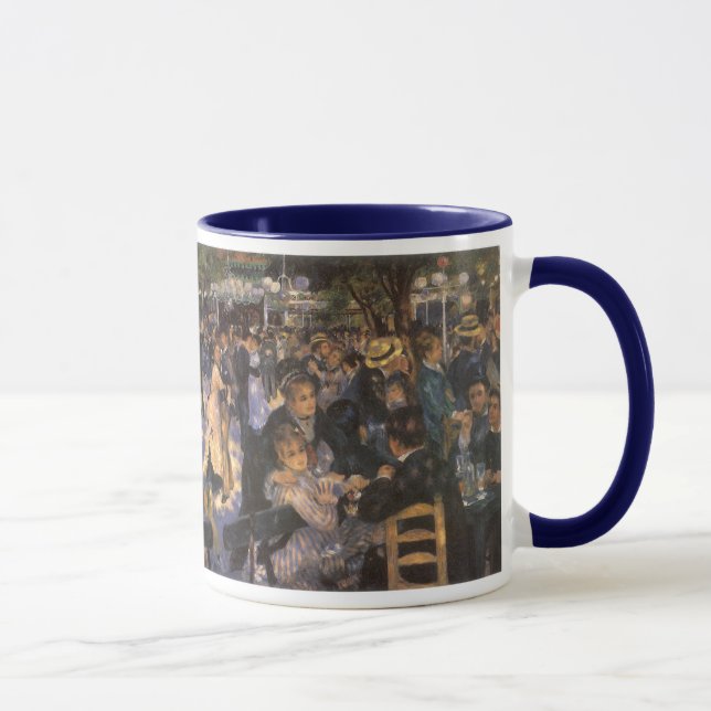 Dance at Le Moulin de la Galette by Pierre Renoir Mug (Right)