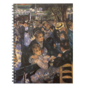Dance at Le Moulin de la Galette by Pierre Renoir Notebook