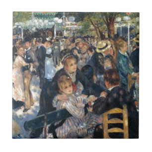 Dance at Le Moulin de la Galette by Renoir Ceramic Tile