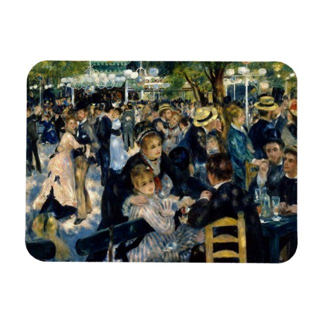 Dance at Le Moulin de la Galette by Renoir Magnet (Horizontal)