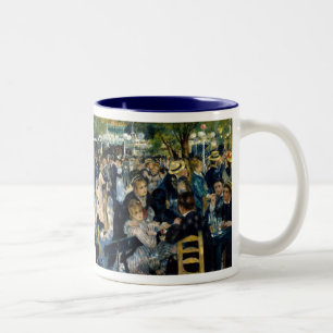 Dance at Le Moulin de la Galette by Renoir Two-Tone Coffee Mug