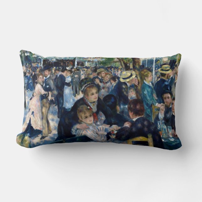 Dance at Le Moulin de la Galette Lumbar Cushion (Front)