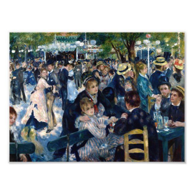 Dance at Le Moulin de la Galette Photo Print (Front)