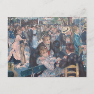 Dance at Le Moulin de la Galette Postcard