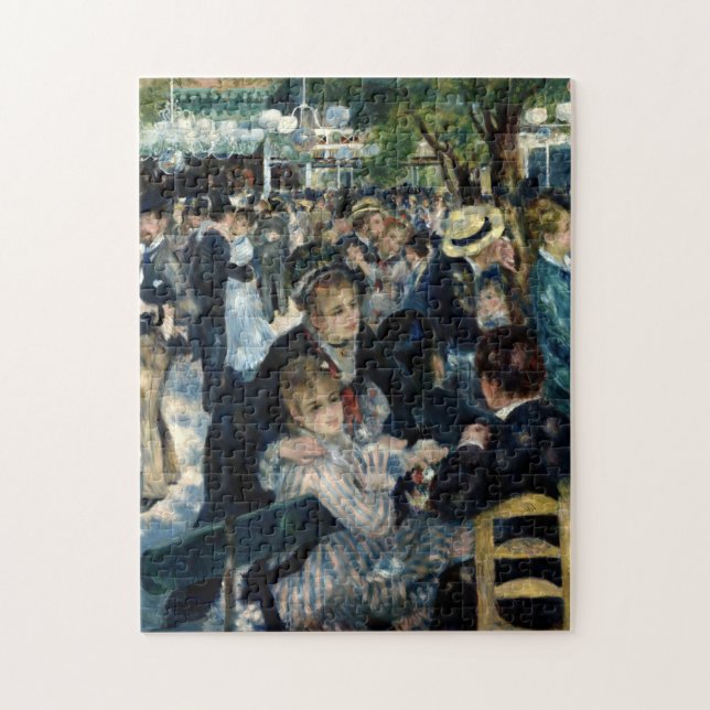 Dance at Le Moulin de La Galette, Renoir, 1876 Jigsaw Puzzle (Vertical)