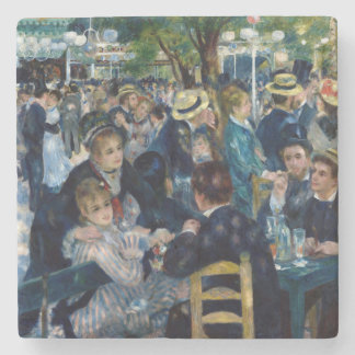 Dance at Le Moulin de la Galette Stone Coaster