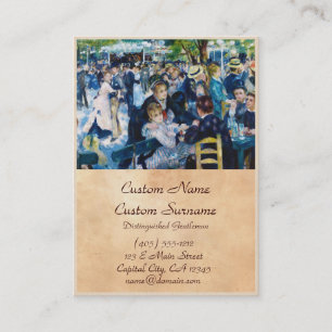Dance at the Moulin de la Galette Auguste Renoir Business Card
