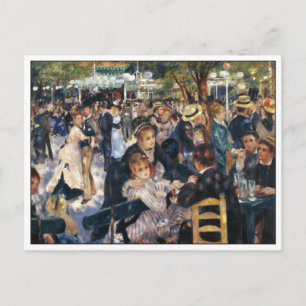 Dance at the Moulin de la Galette by Renoir Postcard