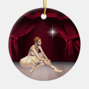 Dance Ballerina Ceramic Tree Decoration