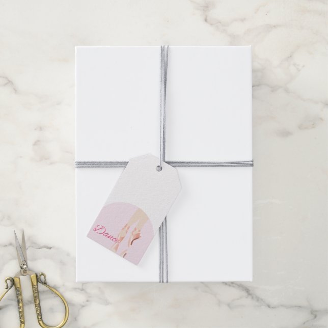 Dance Ballet Slippers Gift Tags (With Twine)