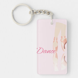 Dance Ballet Slippers Key Ring