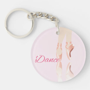 Dance Ballet Slippers Key Ring