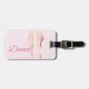 Dance Ballet Slippers Luggage Tag
