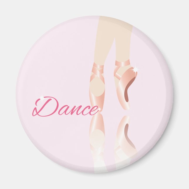 Dance Ballet Slippers Magnet (Front)