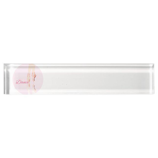 Dance Ballet Slippers Nameplate (Front)