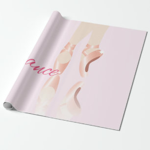 Dance Ballet Slippers Wrapping Paper
