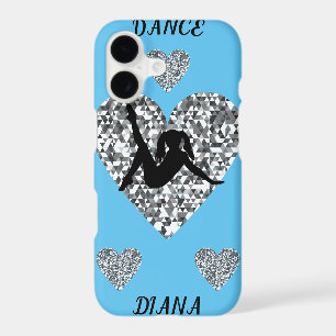 Dance barely there Apple iPhone X case in sky blue