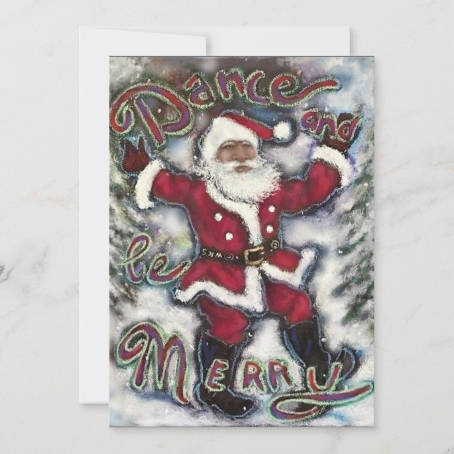 Dance & Be Merry Greeting Card  (Front)