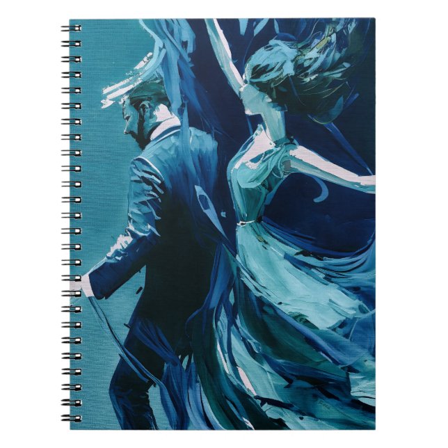 Dance Between Motion And Silence Notebook (Front)