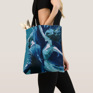 Dance Between Motion And Silence Tote Bag