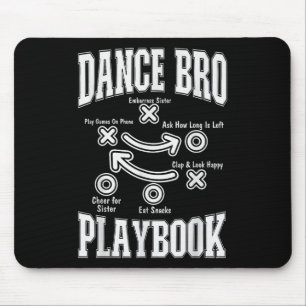 Dance Brother Playbook Comp Funny Dancing Proud Da Mouse Pad