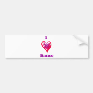 Dance bumper sticker. sticker