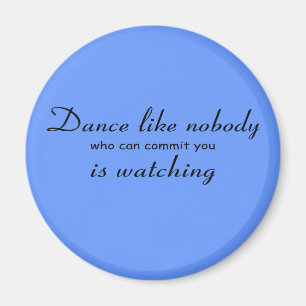 Dance Button Magnet