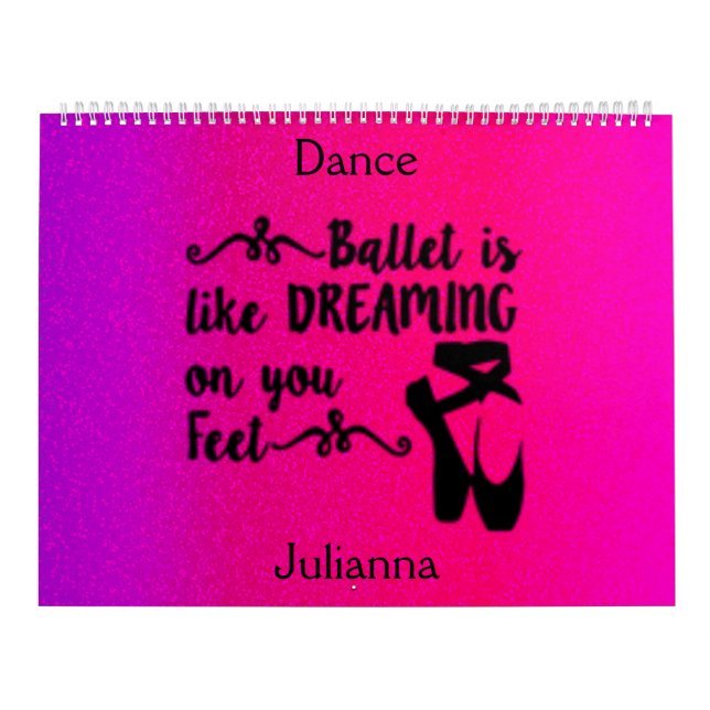 Dance Calendar (Cover)