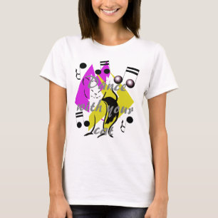 Dance Cat Jazz Music Artsy Fun Cats Inspiring Art T-Shirt