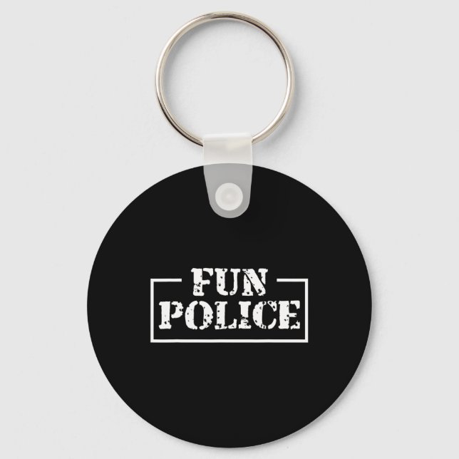 Dance Chaperone Fun Police Dancing Sheriff State C Key Ring (Front)