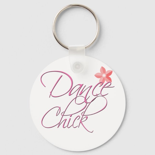 dance chick key ring (Front)