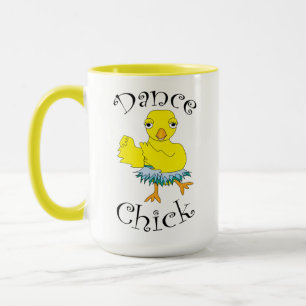 Dance Chick Text Mug
