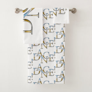 Dance! (Chrome) Bath Towel Set