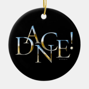 Dance! (Chrome) Ceramic Ornament