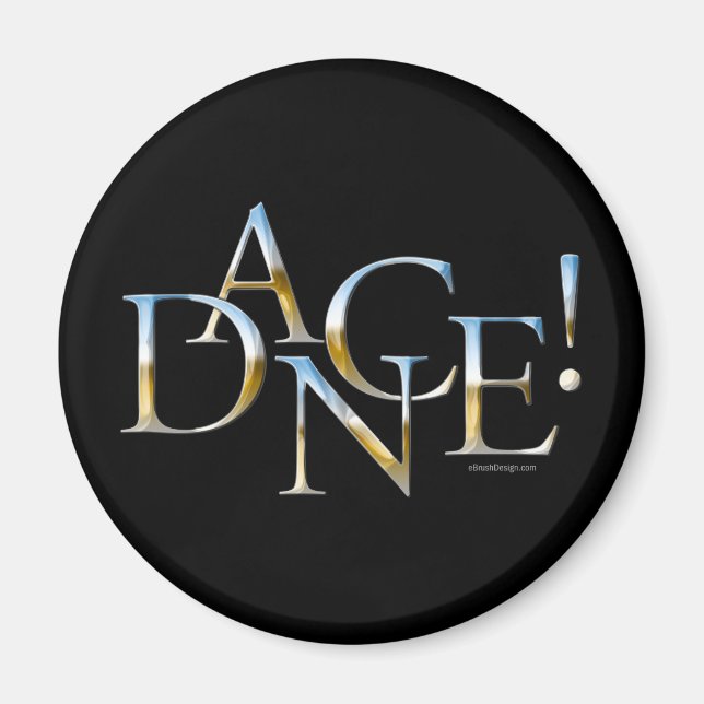 Dance! (Chrome) Magnet (Front)