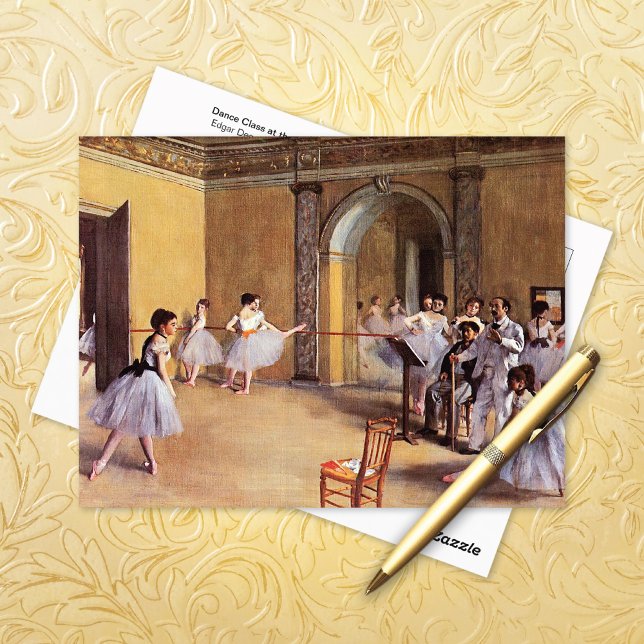 Dance Class at the Opera Edgar Degas Postcard (Creator Uploaded)