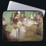 Dance Class by Degas, Vintage Impressionism Ballet Laptop Sleeve<br><div class="desc">The Dance Class (1874) by Edgar Degas is a vintage impressionist fine art painting. The famous dance master Jules Perrot is conducting the class in a rehearsal hall in the old Paris Opera. A school classroom of ballet dancers, ballerinas and their dance professor teacher with a large mirror hanging on...</div>