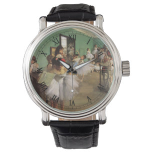 Dance Class by Degas, Vintage Impressionism Ballet Watch