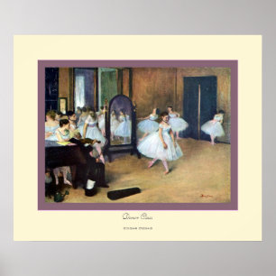 Dance Class~ Edgar Degas Poster
