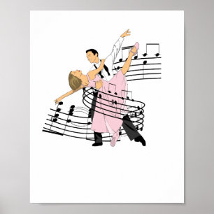 Dance Classic Ballroom Dancing Poster
