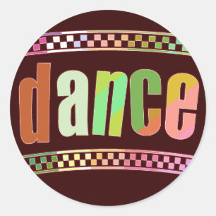 Dance Classic Round Sticker