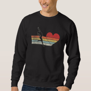 Dance Coach Retro I Love Dance Valentine's Day Tea Sweatshirt