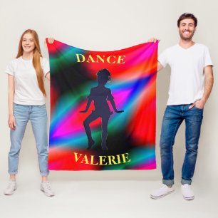 Dance Colourful Fleece Blanket