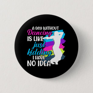 Dance Contemporary Modern Dancer Dancing 6 Cm Round Badge