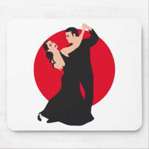 Dance couple mouse pad