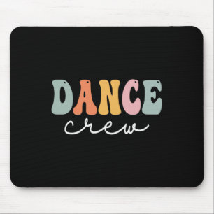 Dance Crew Retro Groovy Vintage Happy First Day Of Mouse Pad