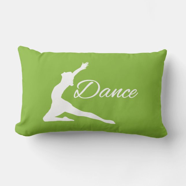 DANCE custom colour throw pillow (Front)